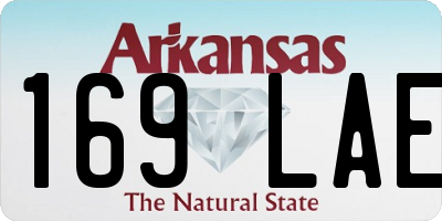 AR license plate 169LAE