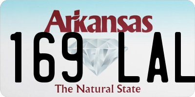 AR license plate 169LAL