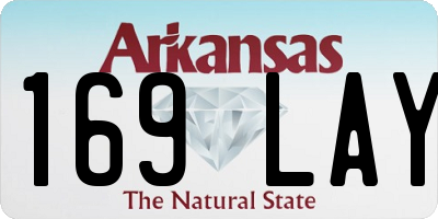 AR license plate 169LAY