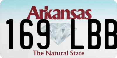 AR license plate 169LBB