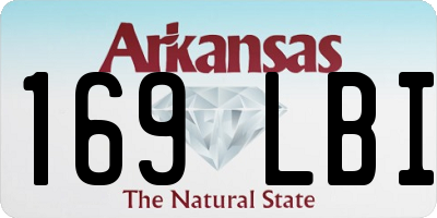 AR license plate 169LBI