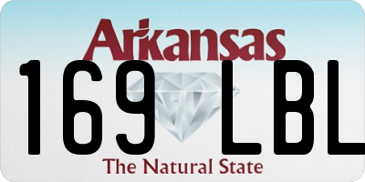 AR license plate 169LBL