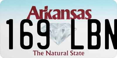 AR license plate 169LBN
