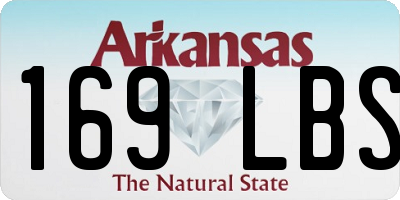 AR license plate 169LBS
