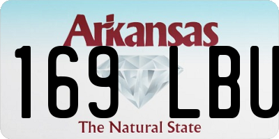 AR license plate 169LBU