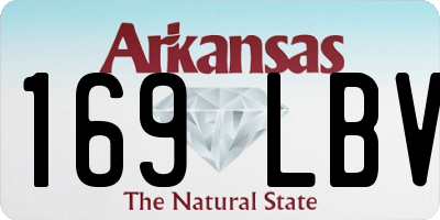 AR license plate 169LBV