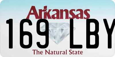 AR license plate 169LBY