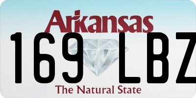 AR license plate 169LBZ