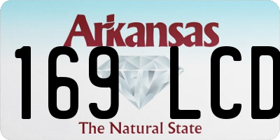 AR license plate 169LCD