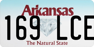 AR license plate 169LCE