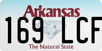 AR license plate 169LCF