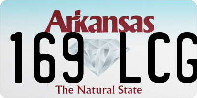 AR license plate 169LCG