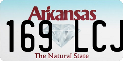 AR license plate 169LCJ