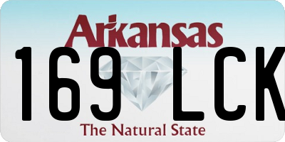 AR license plate 169LCK