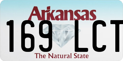 AR license plate 169LCT