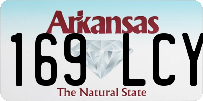 AR license plate 169LCY
