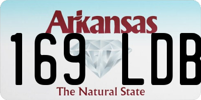 AR license plate 169LDB