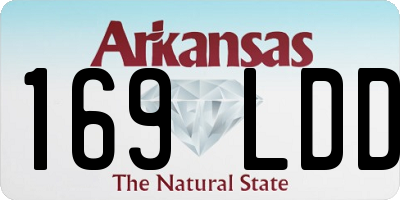 AR license plate 169LDD