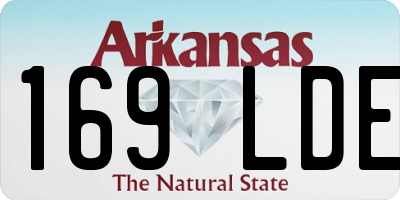 AR license plate 169LDE