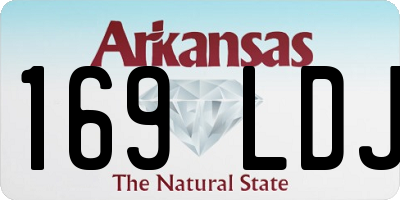 AR license plate 169LDJ