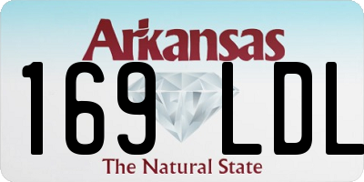 AR license plate 169LDL