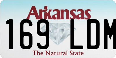 AR license plate 169LDM