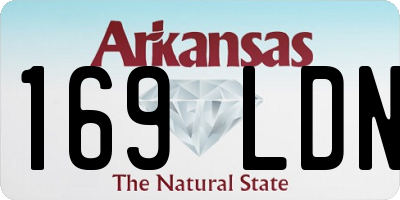 AR license plate 169LDN