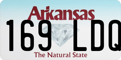 AR license plate 169LDQ