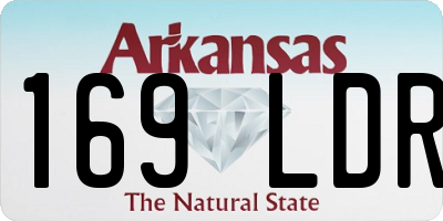 AR license plate 169LDR