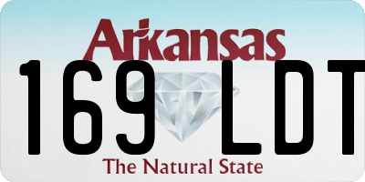 AR license plate 169LDT