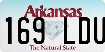 AR license plate 169LDU