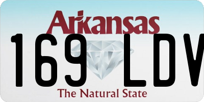 AR license plate 169LDV
