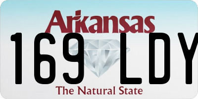 AR license plate 169LDY