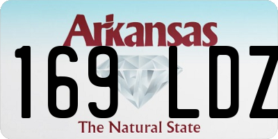 AR license plate 169LDZ
