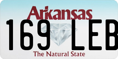 AR license plate 169LEB