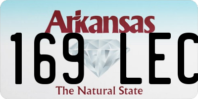 AR license plate 169LEC