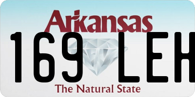 AR license plate 169LEH