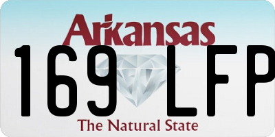 AR license plate 169LFP