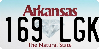 AR license plate 169LGK