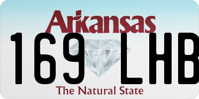 AR license plate 169LHB