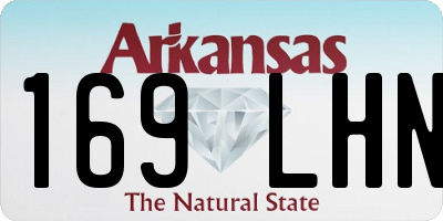 AR license plate 169LHN