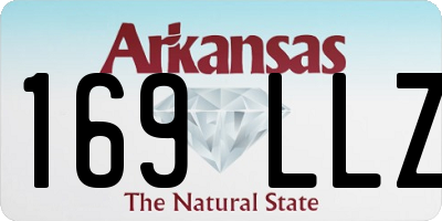 AR license plate 169LLZ