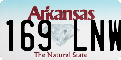 AR license plate 169LNW