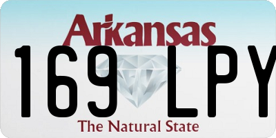 AR license plate 169LPY