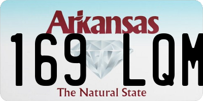 AR license plate 169LQM