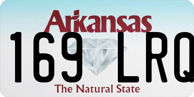 AR license plate 169LRQ