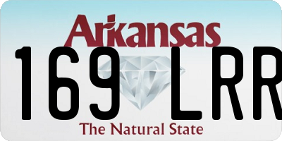 AR license plate 169LRR