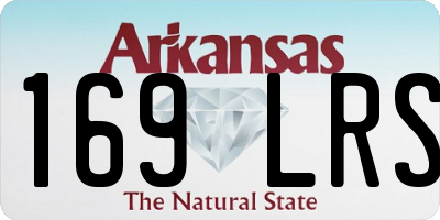 AR license plate 169LRS