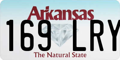 AR license plate 169LRY
