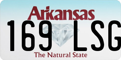 AR license plate 169LSG